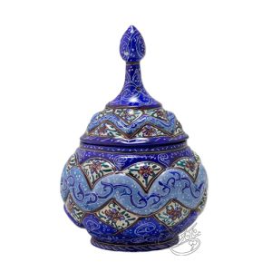 ساخت رنگ میناکاری چگونه انجام می شود؟ توضیحاتی کامل راجع به مواد اصلی ساخت 9 قندان میناکاری اصفهان